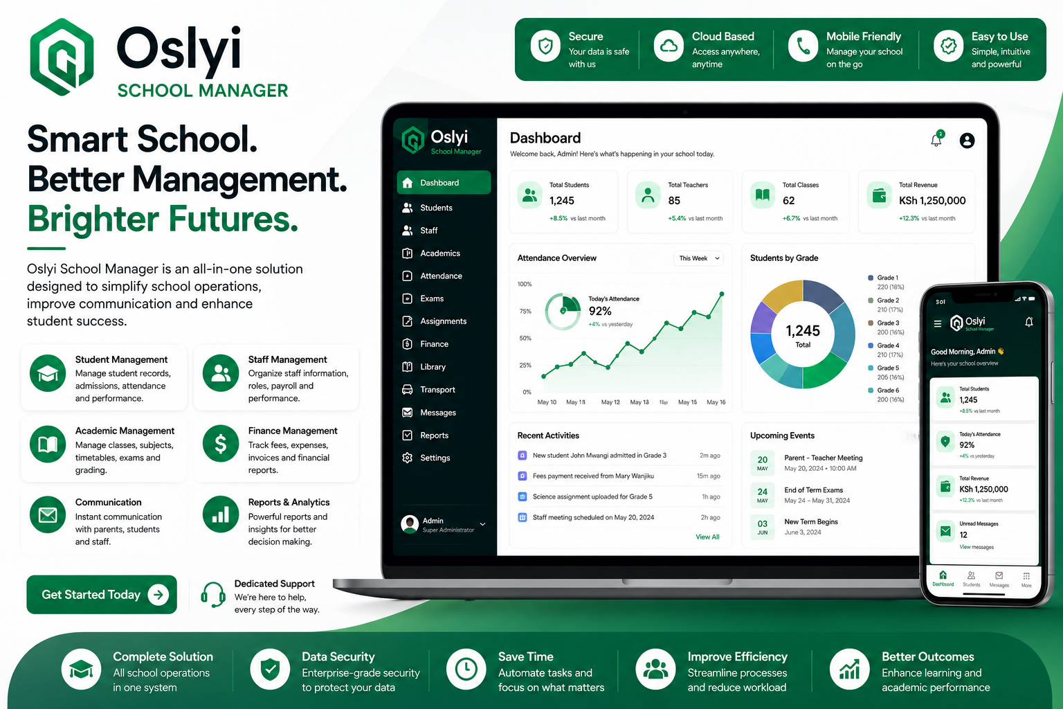 Oslyi School Management Portal