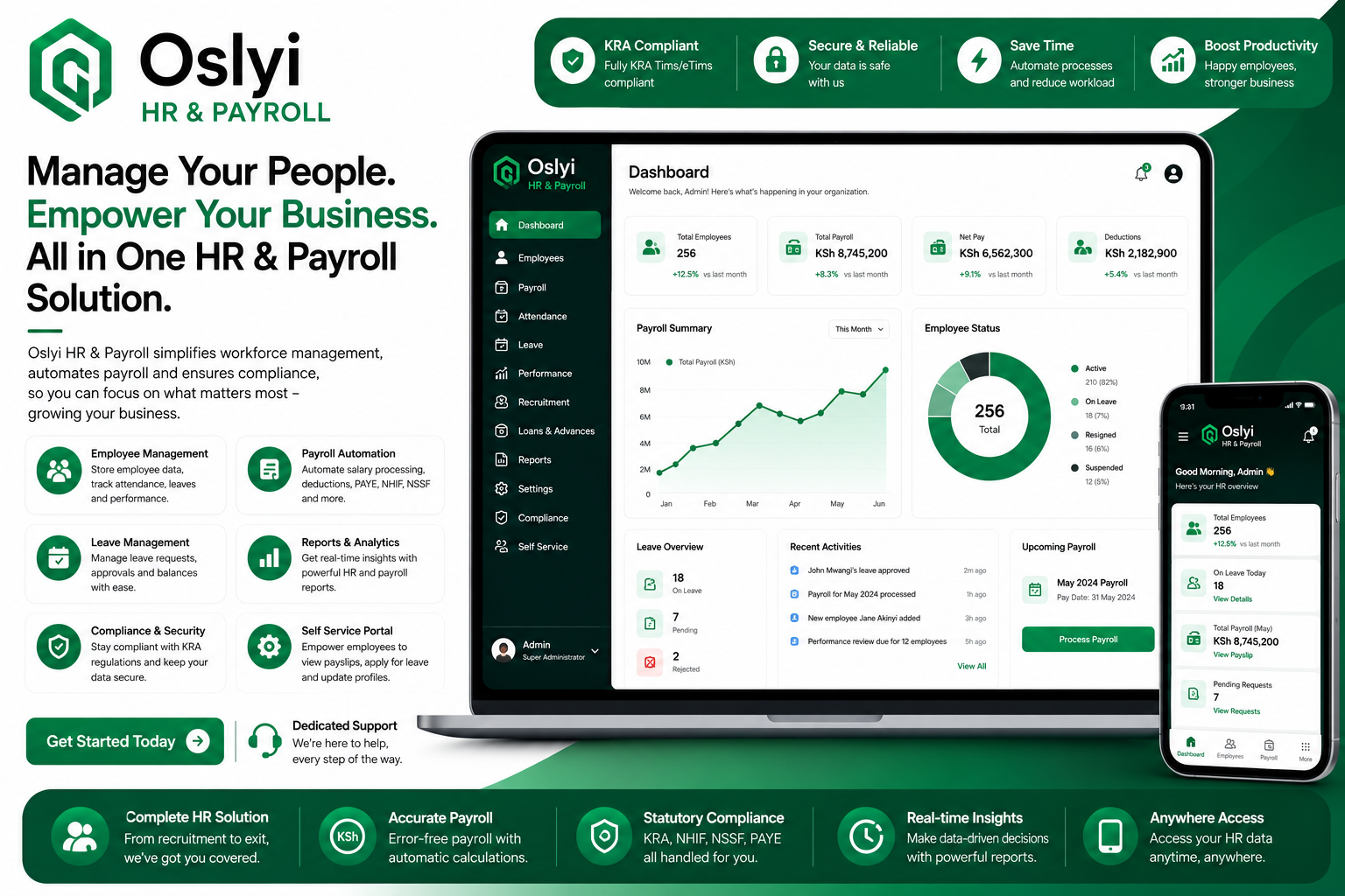 Oslyi HR & Payroll Administrator